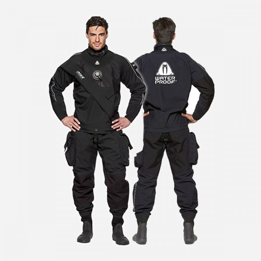 air-tight suits - suits - scuba diving - WATERPROOF D9X BREATHABLE DRYSUIT MEN'S DIVING SUITS